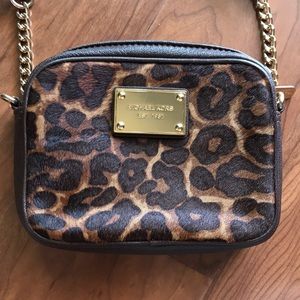 Michael Kors Women's Jet Set Calfhair Crossbody